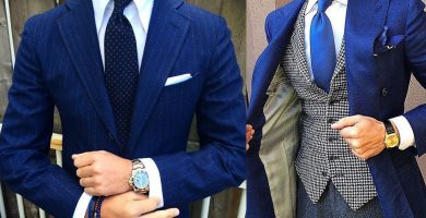 Las mejores Combinaciones de Corbatas para Traje Azul
